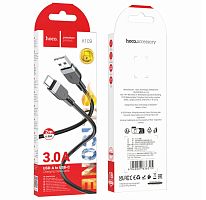 Кабель USB - TypeC HOCO X109 Silicone (черный) 2м