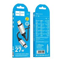 Кабель Lightning -TypeC HOCO X117 PD 27W (черный) 1м