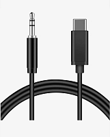Аудио Адаптер JH007 Type-C - 3.5mm AUX (черный)