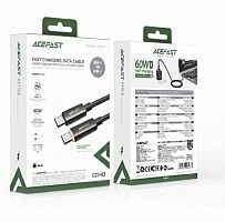 Кабель TypeC - TypeC ACEFAST C23-03 (черный) 1.2м