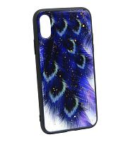 Чехол Case Rainbow на iPhone XR (блестки и стразы) 10