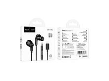 Наушники с микрофоном HOCO M111 Pro Lightning (черный) работают без Bluetooth