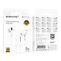 Наушники с микрофоном BOROFONE BM100 Pro (белый)