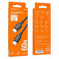Кабель TypeC - TypeC BOROFONE BX93 60W (черный) 1м мятая упаковка