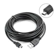 Кабель USB - Mini USB D11 (черный) 1,5м