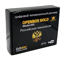 Цифровая ТВ приставка DVB-T2 OPENBOX GOLD M5 (Wi-Fi) + HD плеер