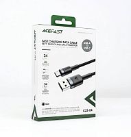 Кабель USB - TypeC ACEFAST C22-04 (черный) 1.2м