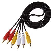 Кабель соединительный 3RCA на 3RCA ENERGY POWER  (черный) 3.0м