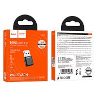Wi-Fi адаптер HOCO HI33 WiFi5 USB (черный)