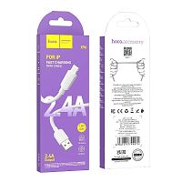 Кабель USB - Lightning HOCO X96 (белый) 1м
