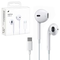 Наушники с микрофоном EaiPods 15 Type-C лого (белый в упаковке)