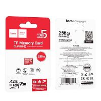 Micro SDXC карта памяти HOCO 256ГБ A2 Class 10, для видеонаблюдения