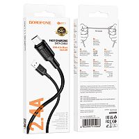 Кабель USB - Micro BOROFONE BX111 (черный) 1м