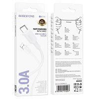 Кабель USB - TypeC BOROFONE BX111 (белый) 1м