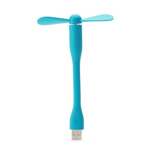 Гибкий USB-вентилятор (синий)