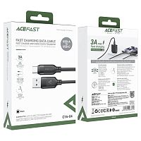 Кабель USB - TypeC ACEFAST C16-04 (черный) 1.2м