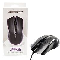 Мышь игровая проводная GM01 (210) с подсветкой (черная)