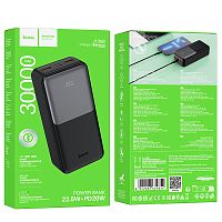 Портативный аккумулятор HOCO J136B 30000 mAh 22.5W + PD 20W (черный)