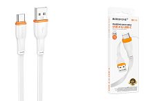 Кабель USB - TypeC BOROFONE BX118 (белый) 1м
