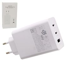 Сетевой адаптер питания Samsung PD USB-C 65W 2C+1A (белый)