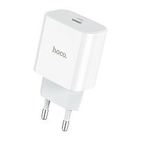 Сетевой адаптер питания HOCO C76A Plus PD 20W (белый)