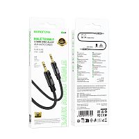 Кабель AUX BOROFONE BL22 (черный) 1м