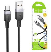 Кабель USB - TypeC HOCO X109 Silicone (черный) 1м